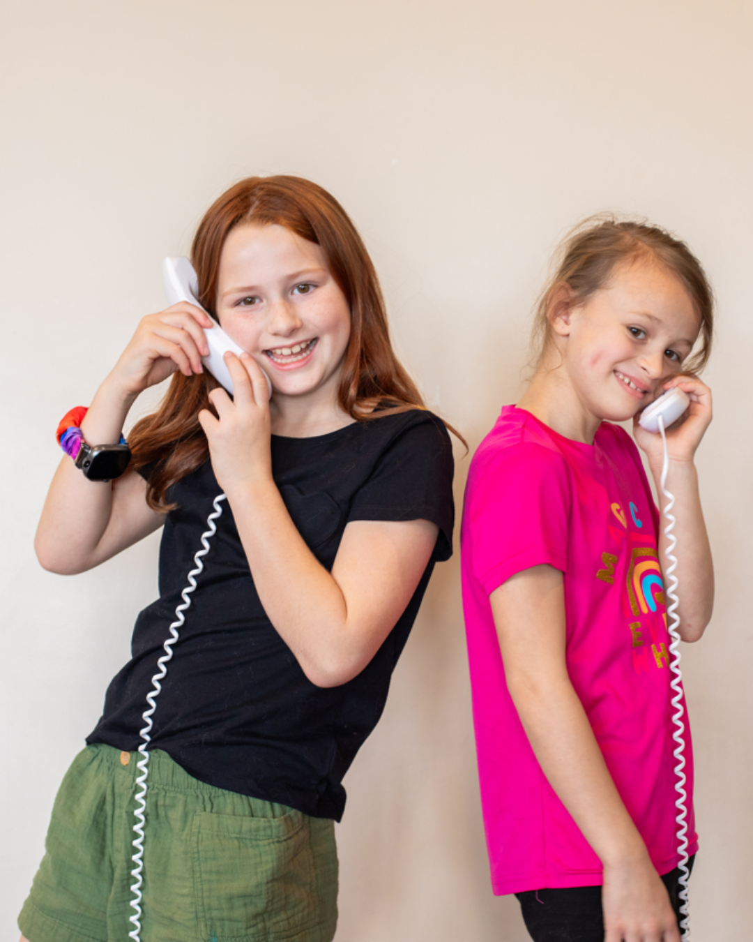 Girls Back to Back Pinwheel Home Vertical